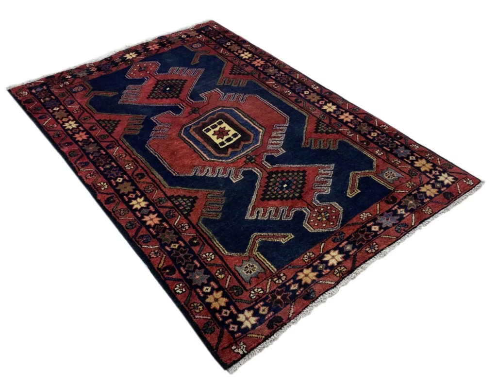 Perserteppich Hamadan 157x115 cm Wolle handgeknüpft