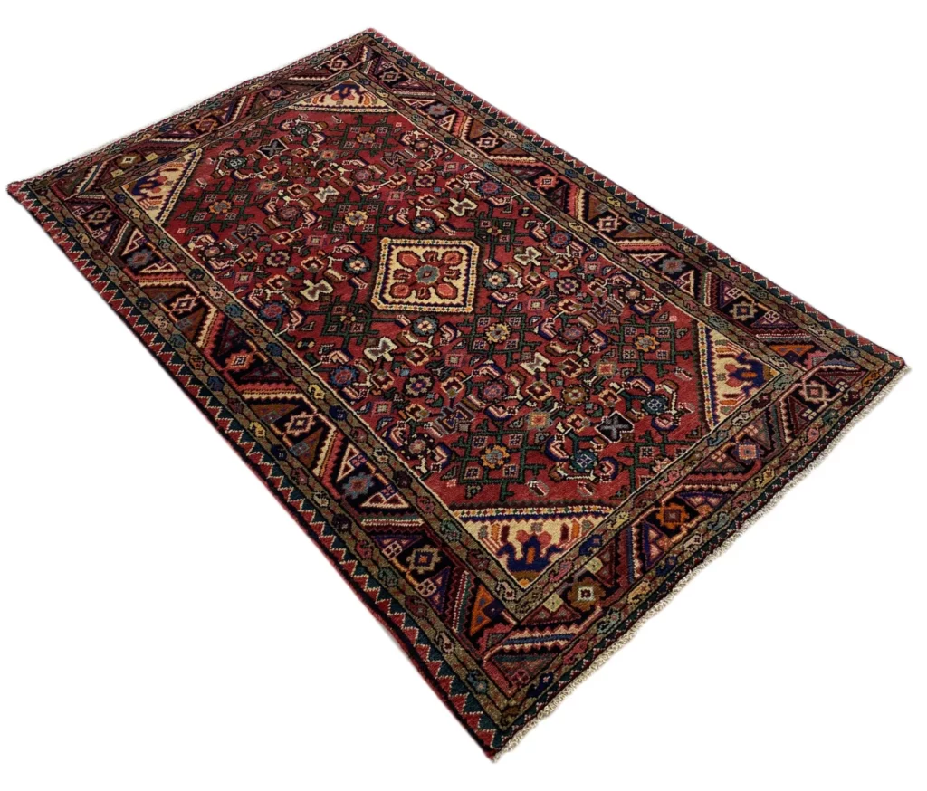 Perserteppich Hamadan 160 x 100 cm Wolle handgeknüpft