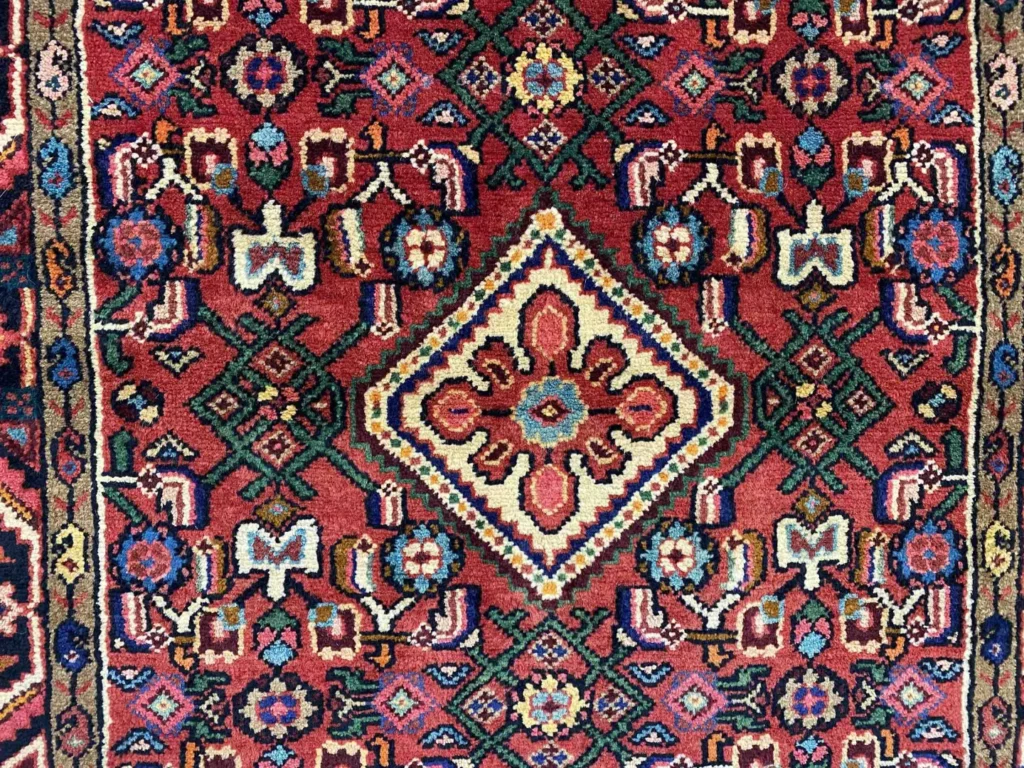 Perserteppich Hamadan 160 x 100 cm Wolle handgeknüpft