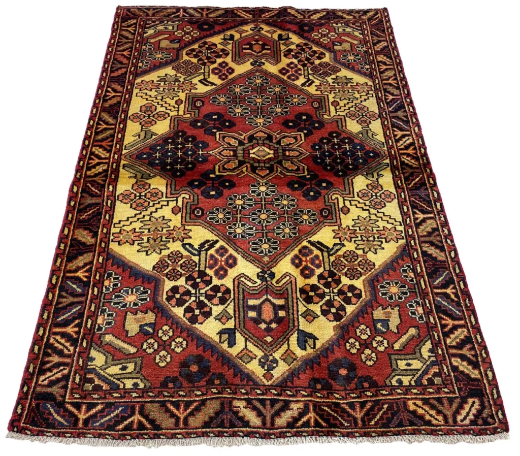 Perserteppich Hamadan 160 x 105 cm Wolle handgeknüpft
