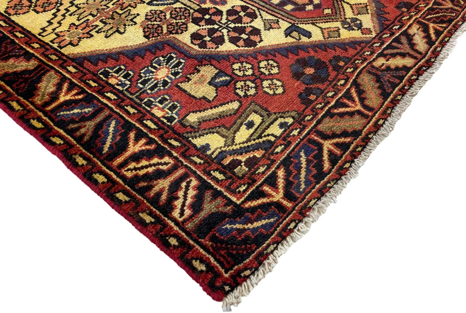 Perserteppich Hamadan 160 x 105 cm Wolle handgeknüpft