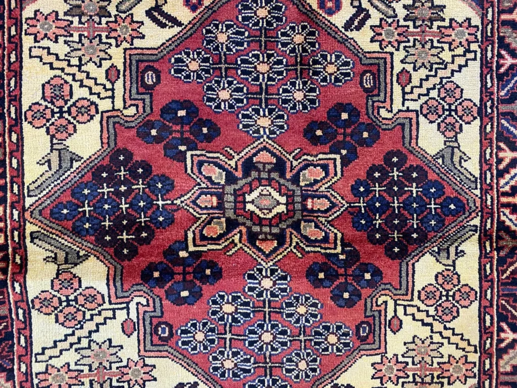 Perserteppich Hamadan 160 x 105 cm Wolle handgeknüpft