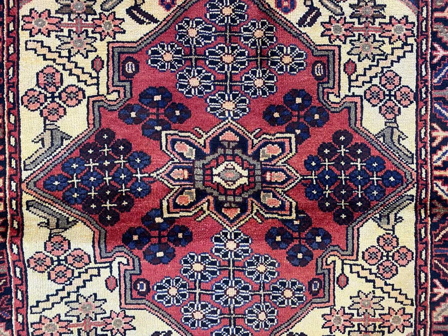 Perserteppich Hamadan 160 x 105 cm Wolle handgeknüpft