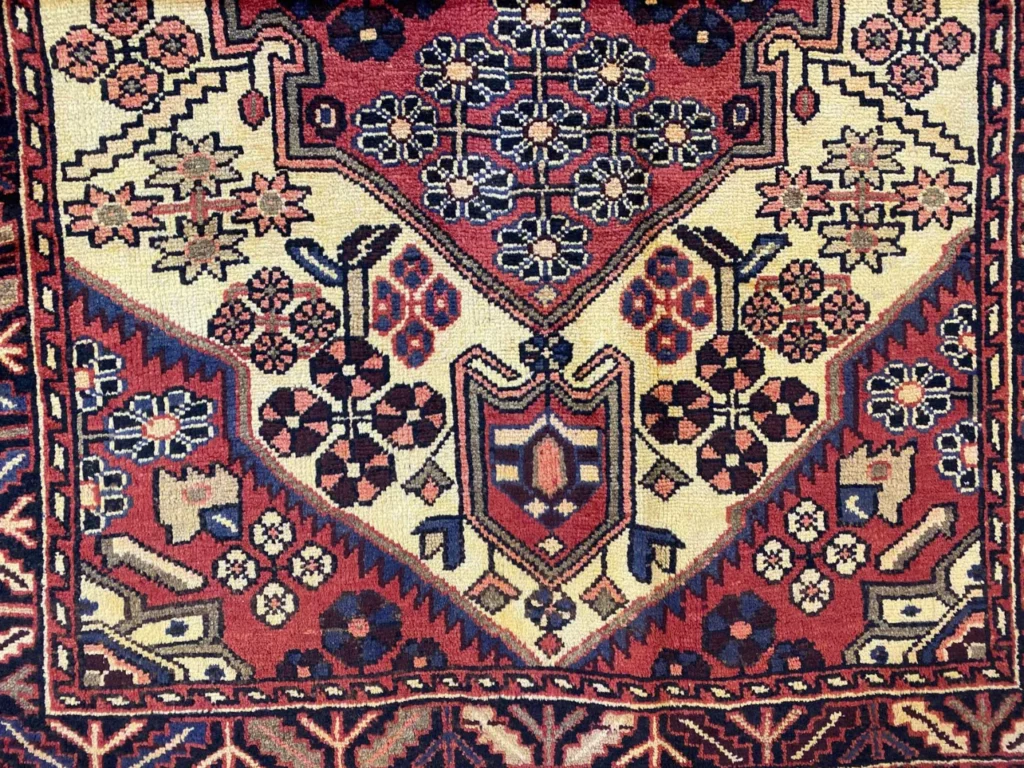 Perserteppich Hamadan 160 x 105 cm Wolle handgeknüpft