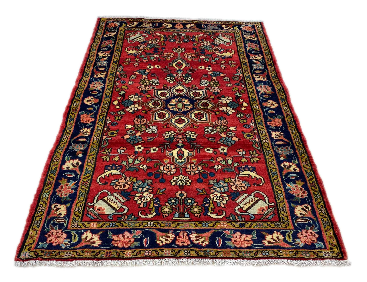Perserteppich Hamadan 160 x 108 cm Wolle handgeknüpft