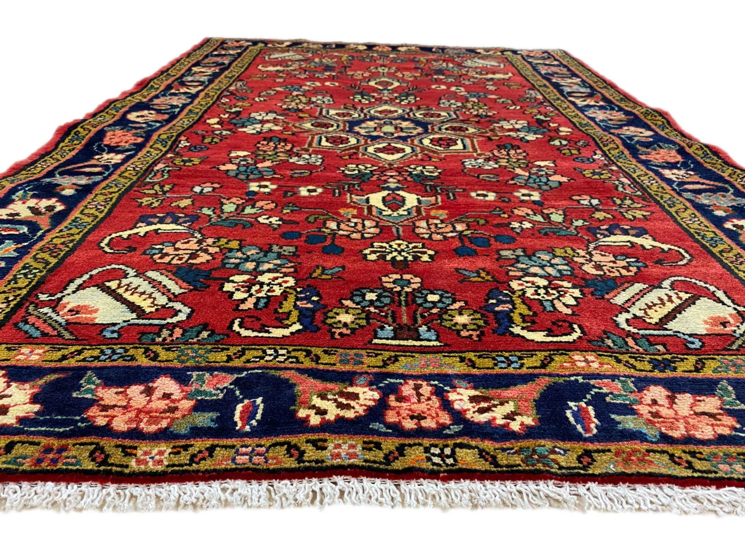 Perserteppich Hamadan 160 x 108 cm Wolle handgeknüpft