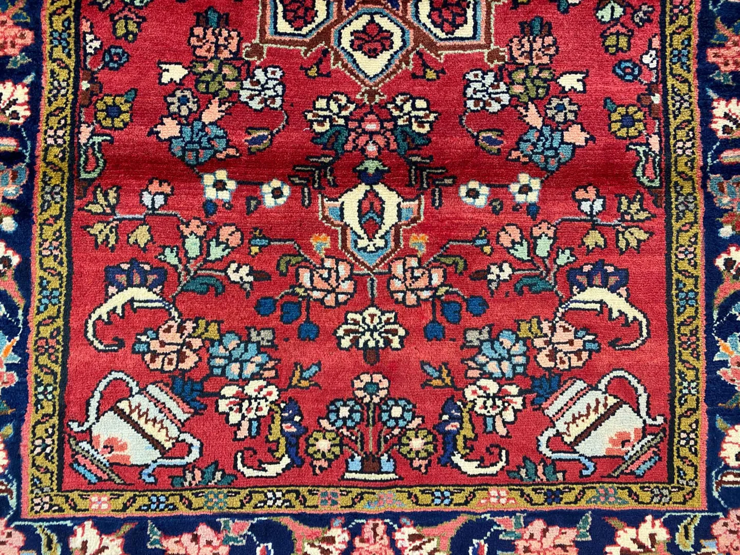 Perserteppich Hamadan 160 x 108 cm Wolle handgeknüpft
