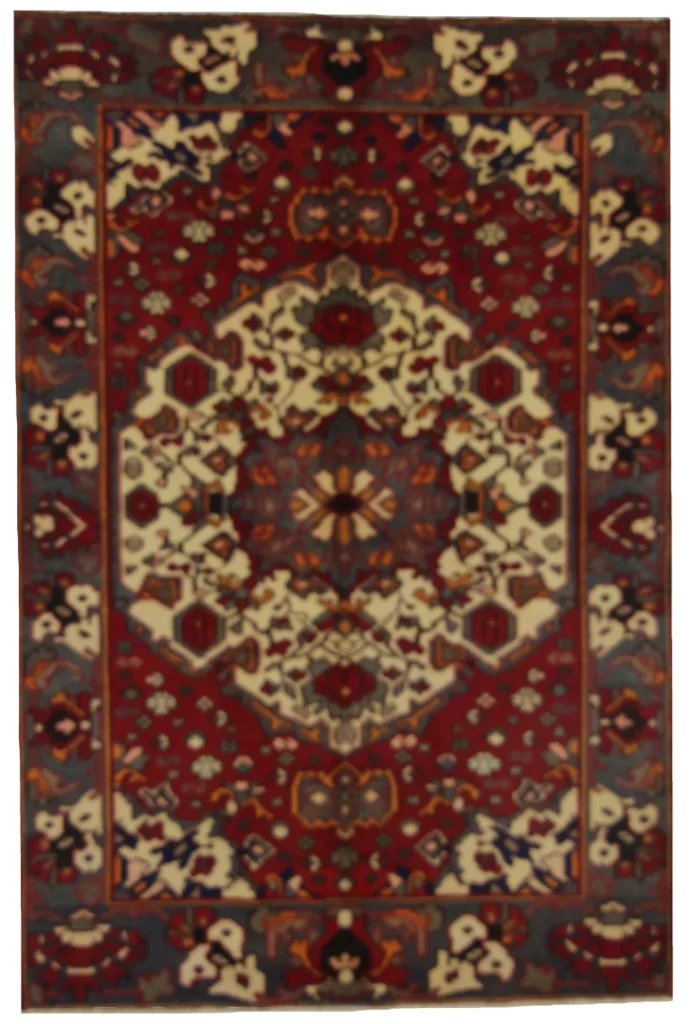 Perserteppich Hamadan 200x135 cm Wolle handgeknüpft