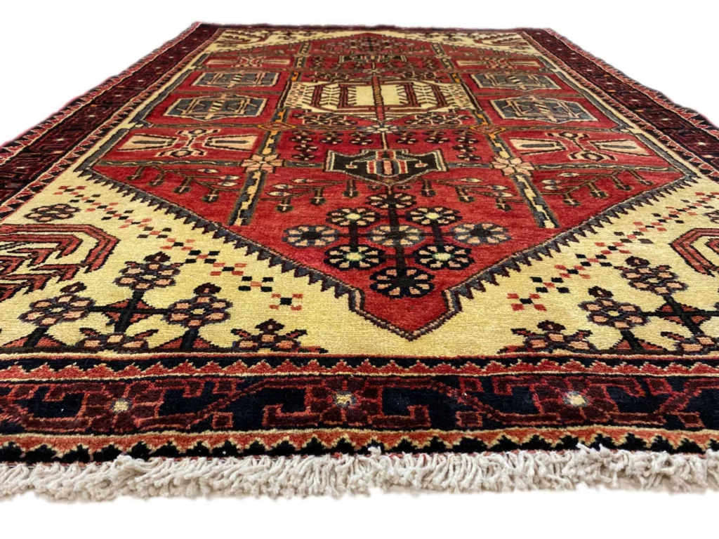 Perserteppich Hamadan 160 x 107 cm Wolle handgeknüpft