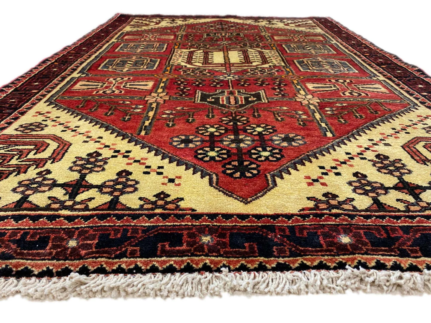 Perserteppich Hamadan 160 x 107 cm Wolle handgeknüpft
