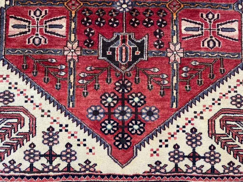 Perserteppich Hamadan 160 x 107 cm Wolle handgeknüpft