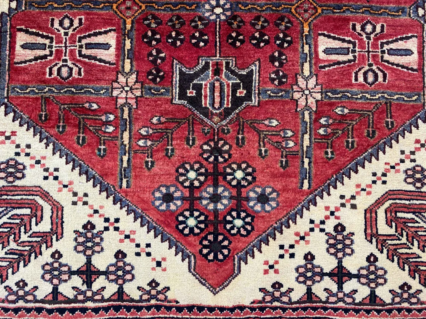 Perserteppich Hamadan 160 x 107 cm Wolle handgeknüpft