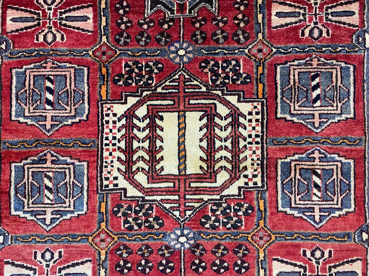 Perserteppich Hamadan 160 x 107 cm Wolle handgeknüpft