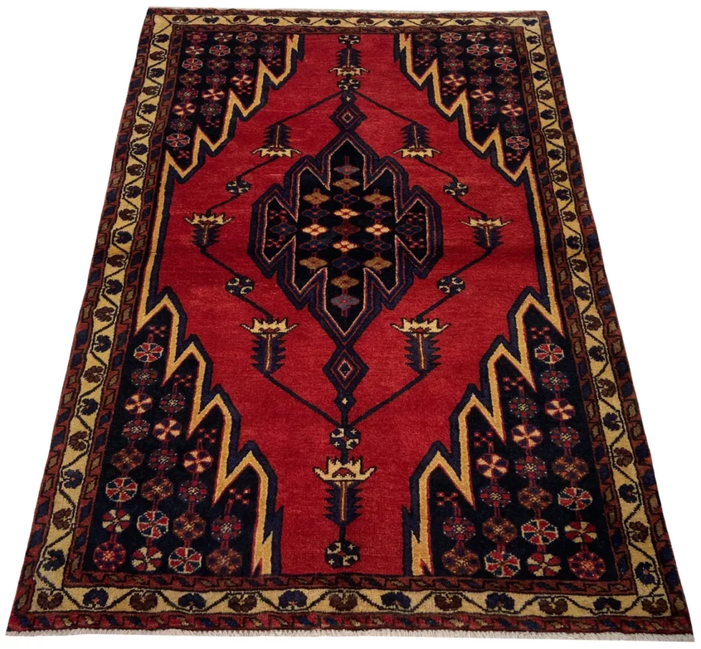 Perserteppich Hamadan 160 x 110 cm Wolle handgeknüpft