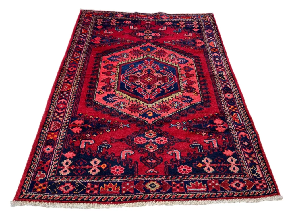 Perserteppich Hamadan 160 x 112 cm Wolle handgeknüpft