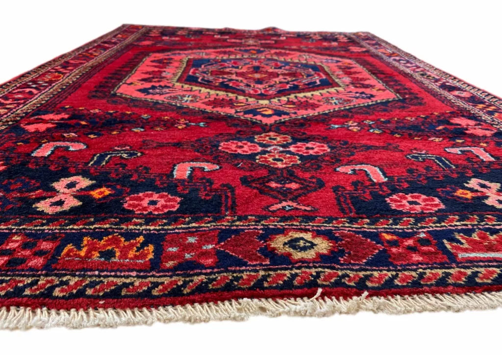 Perserteppich Hamadan 160 x 112 cm Wolle handgeknüpft