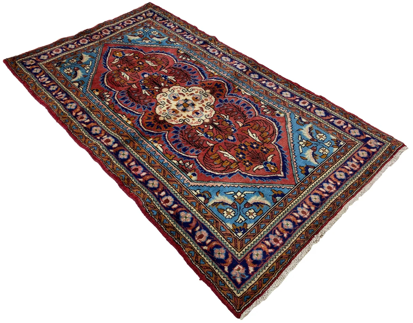 Perserteppich Hamadan 162 x 96 cm Wolle handgeknüpft