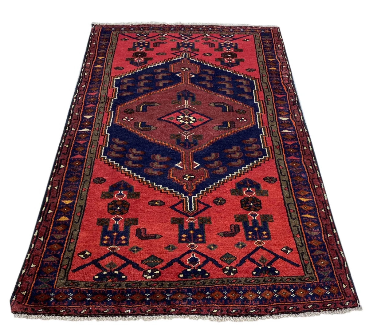 Perserteppich Hamadan 166 x 104 cm Wolle handgeknüpft
