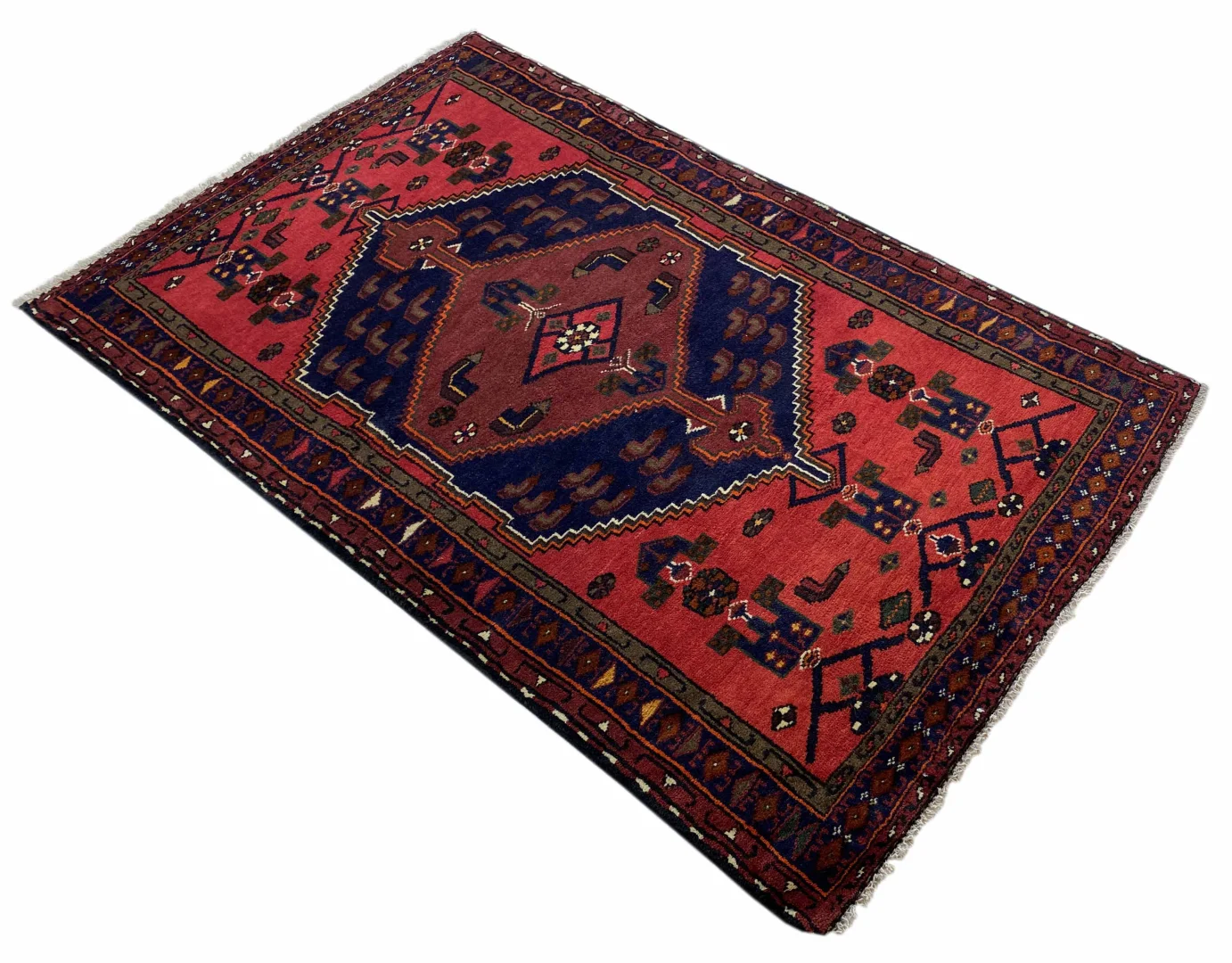 Perserteppich Hamadan 166 x 104 cm Wolle handgeknüpft