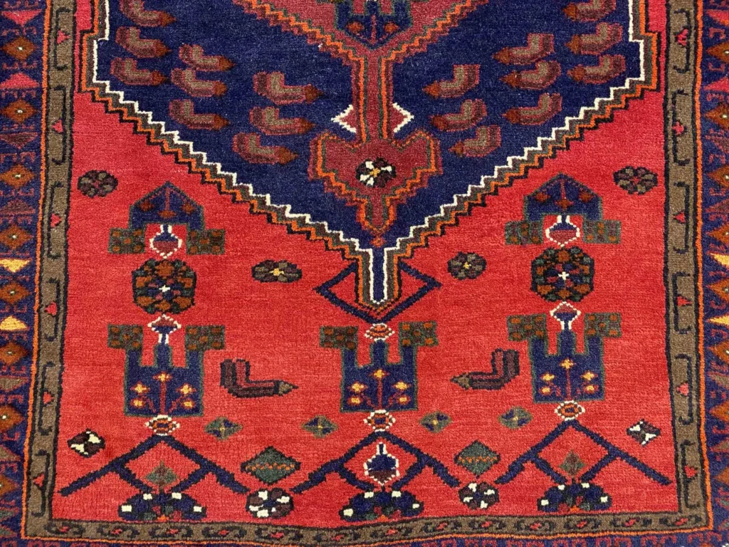 Perserteppich Hamadan 166 x 104 cm Wolle handgeknüpft