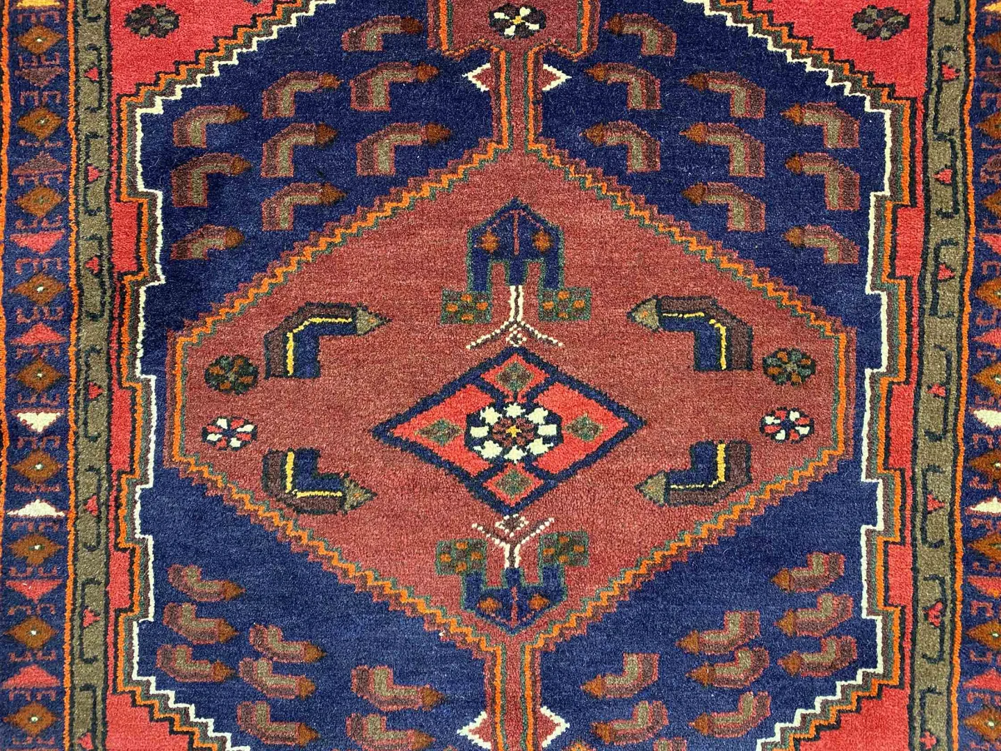 Perserteppich Hamadan 166 x 104 cm Wolle handgeknüpft