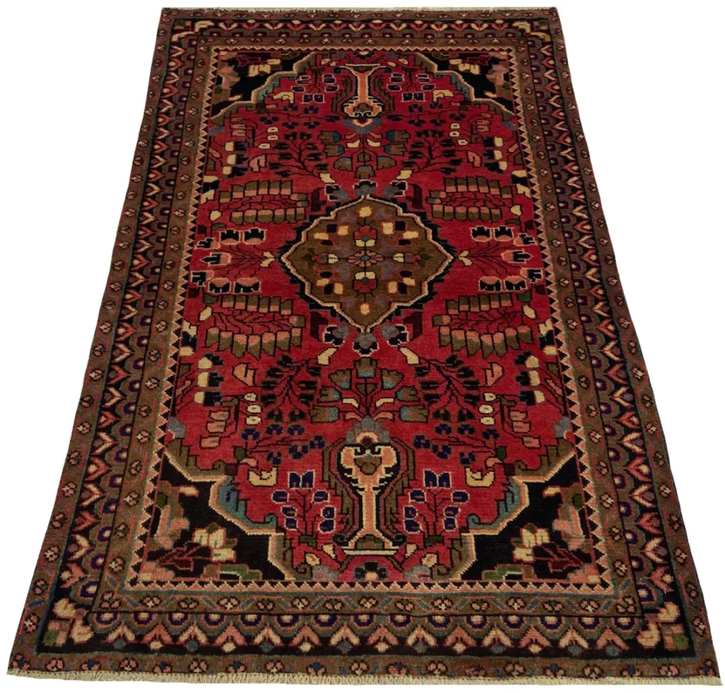 Perserteppich Hamadan 166 x 100 cm Wolle handgeknüpft