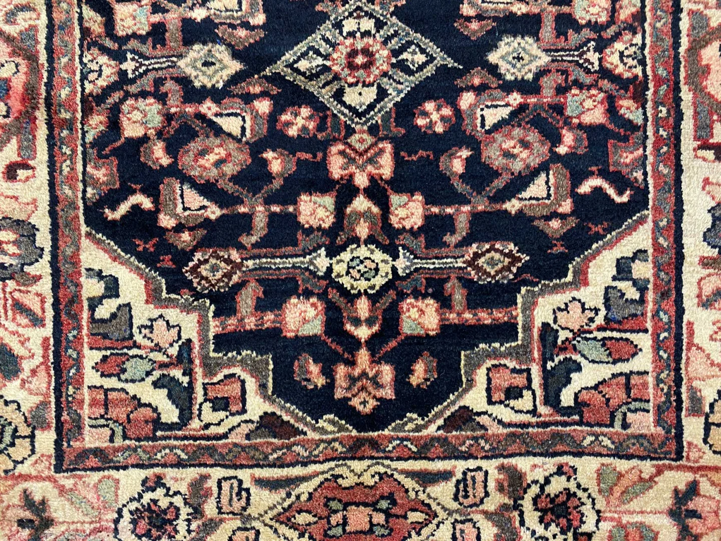 Orientteppich Hamadan 166 x 98 cm Wolle handgeknüpft