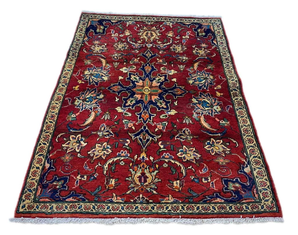 Perserteppich Hamadan 167 x 115 cm Wolle handgeknüpft