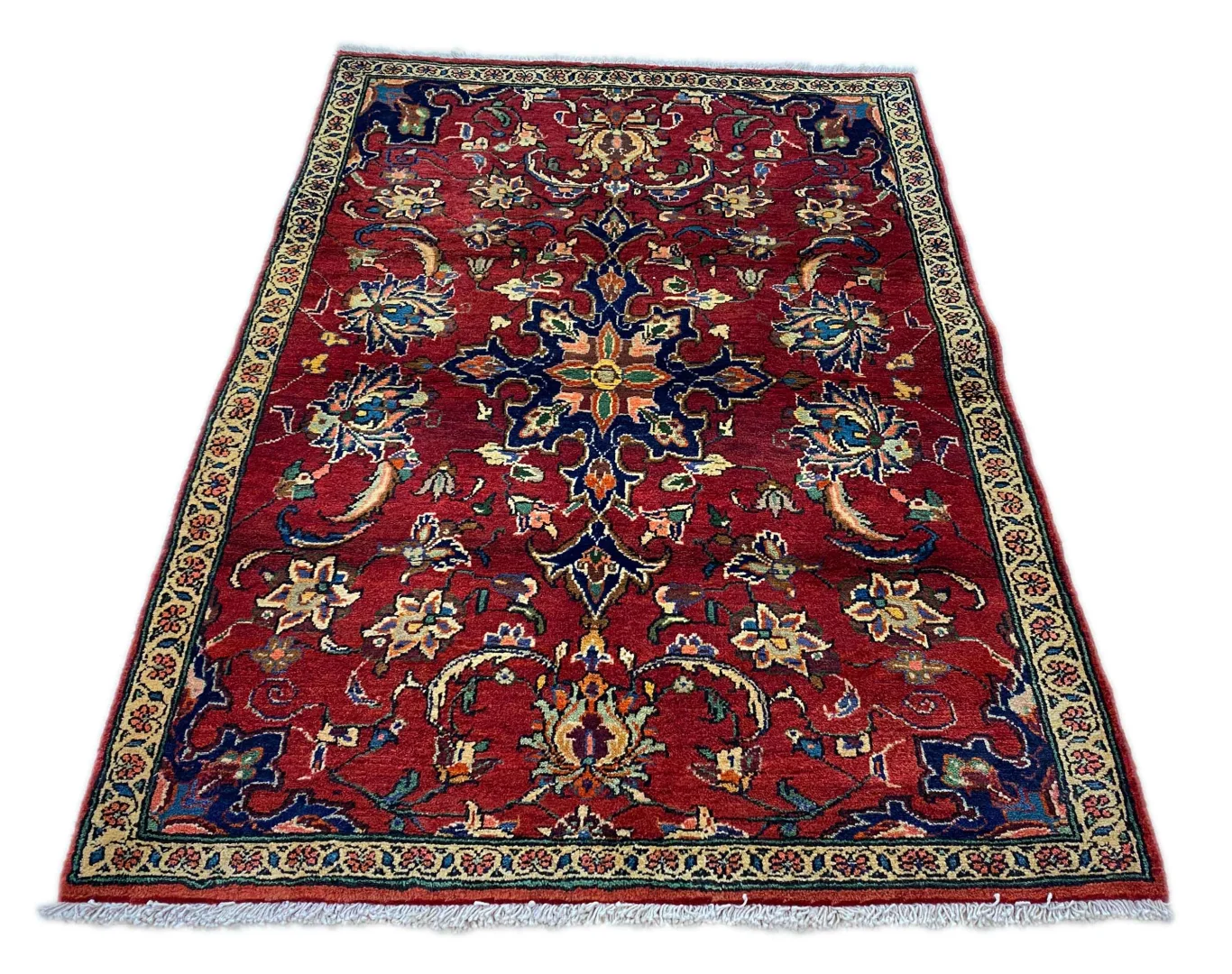 Perserteppich Hamadan 167 x 115 cm Wolle handgeknüpft