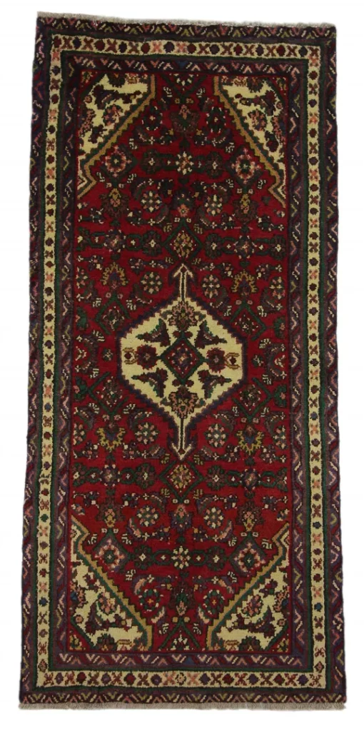 Perserteppich Hamadan 208 x 97 cm Wolle handgeknüpft