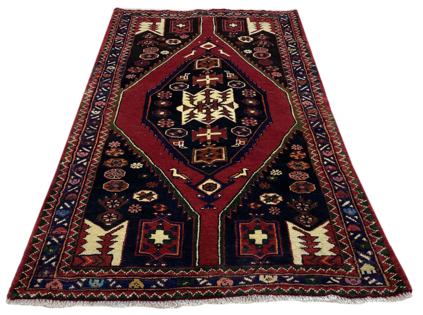Perserteppich Hamadan 173 x 102 cm Wolle handgeknüpft
