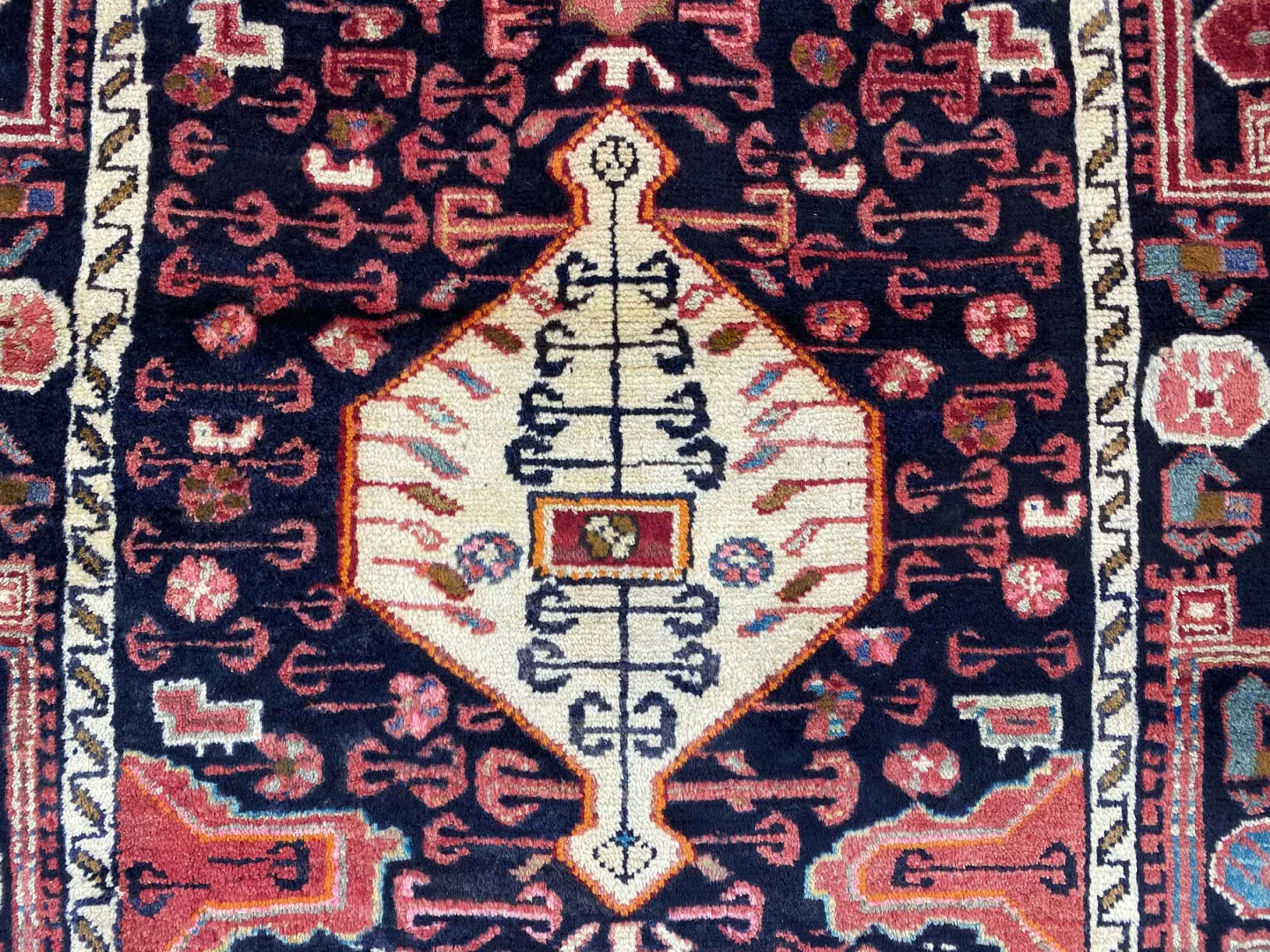 Perserteppich Hamadan 174 x 107 cm Wolle handgeknüpft