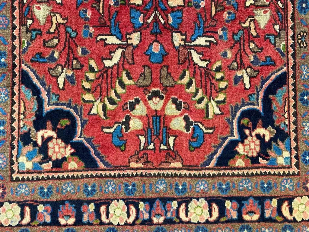 Perserteppich Hamadan 180 x 100 cm Wolle handgeknüpft