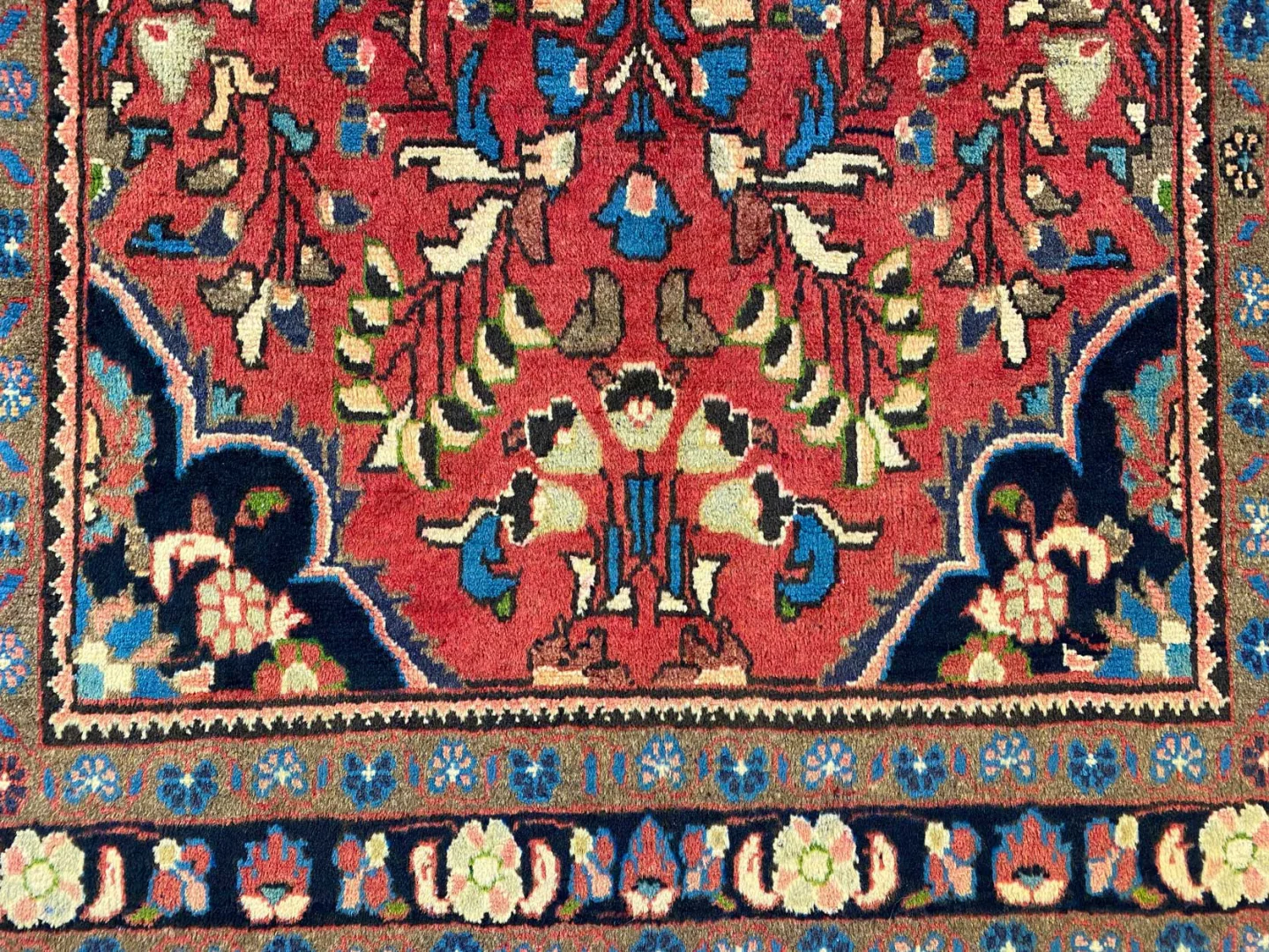 Perserteppich Hamadan 180 x 100 cm Wolle handgeknüpft