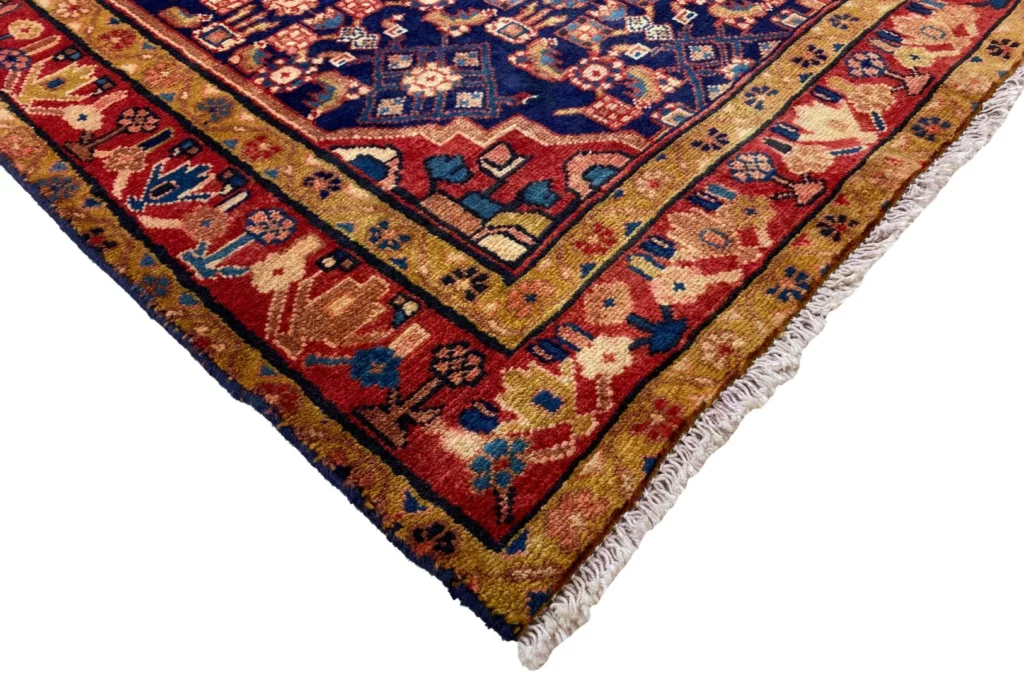Perserteppich Hamadan 182 x 90 cm Wolle handgeknüpft
