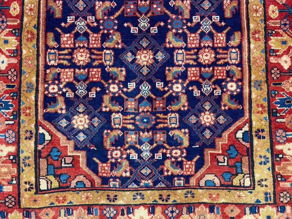 Perserteppich Hamadan 182 x 90 cm Wolle handgeknüpft