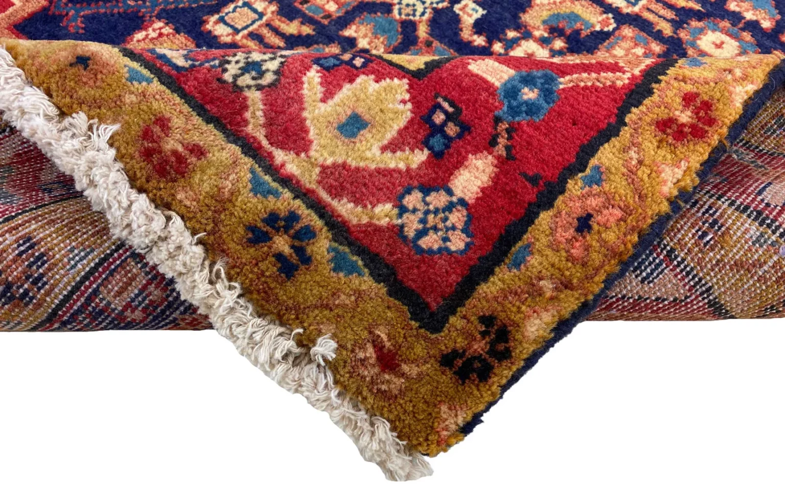 Perserteppich Hamadan 182 x 90 cm Wolle handgeknüpft