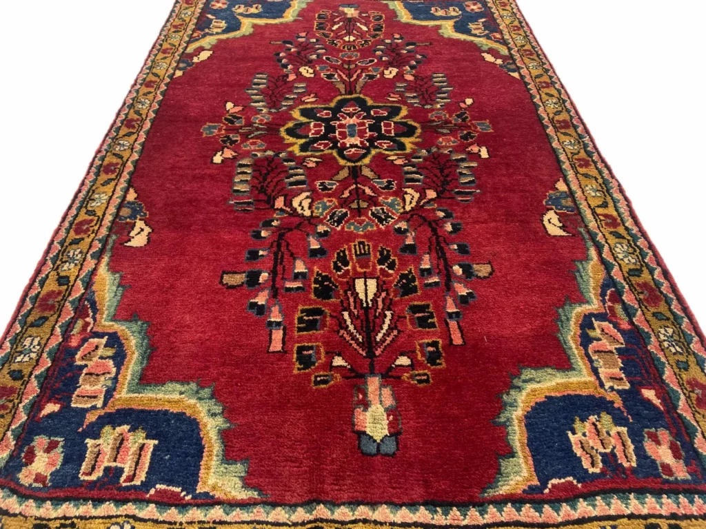 Perserteppich Hamadan 185 x 112 cm Wolle handgeknüpft