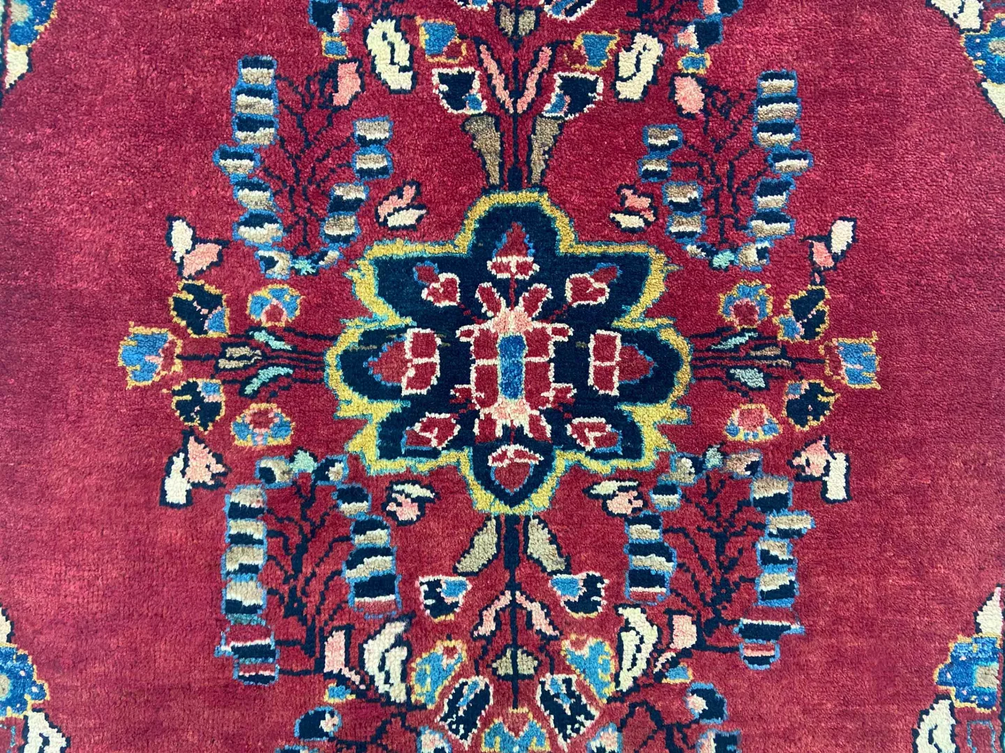 Perserteppich Hamadan 185 x 112 cm Wolle handgeknüpft