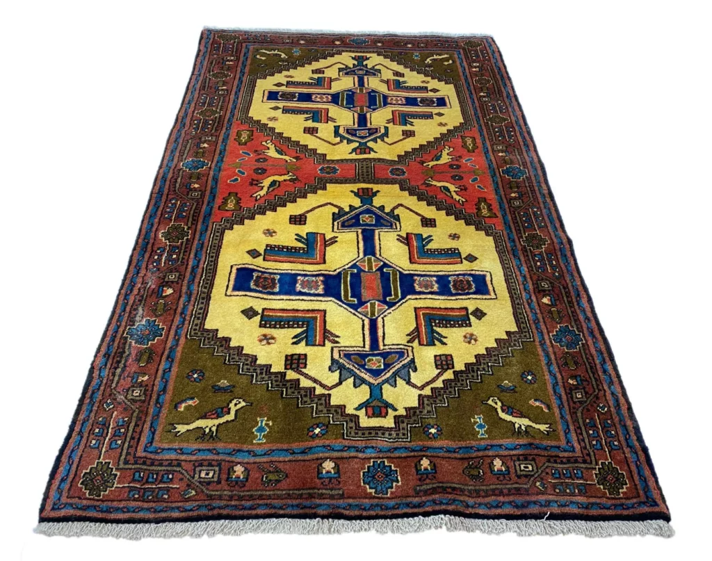 Perserteppich Hamadan 186 x 110 cm Wolle handgeknüpft