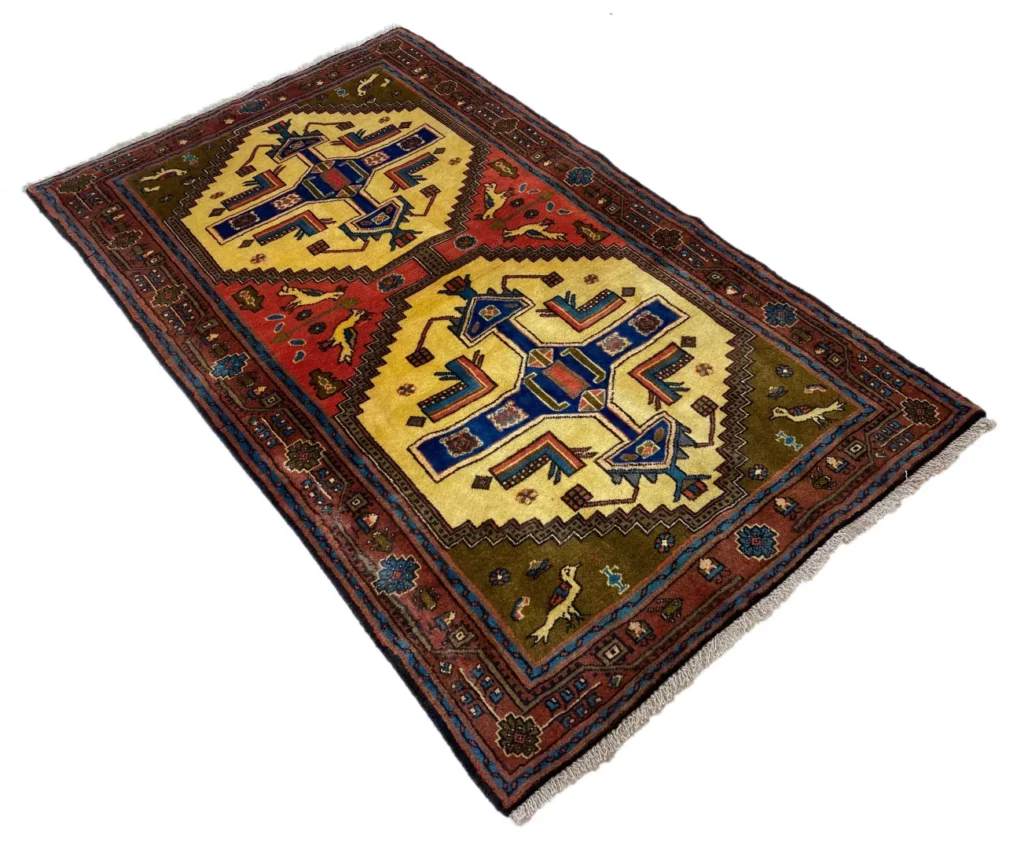 Perserteppich Hamadan 186 x 110 cm Wolle handgeknüpft