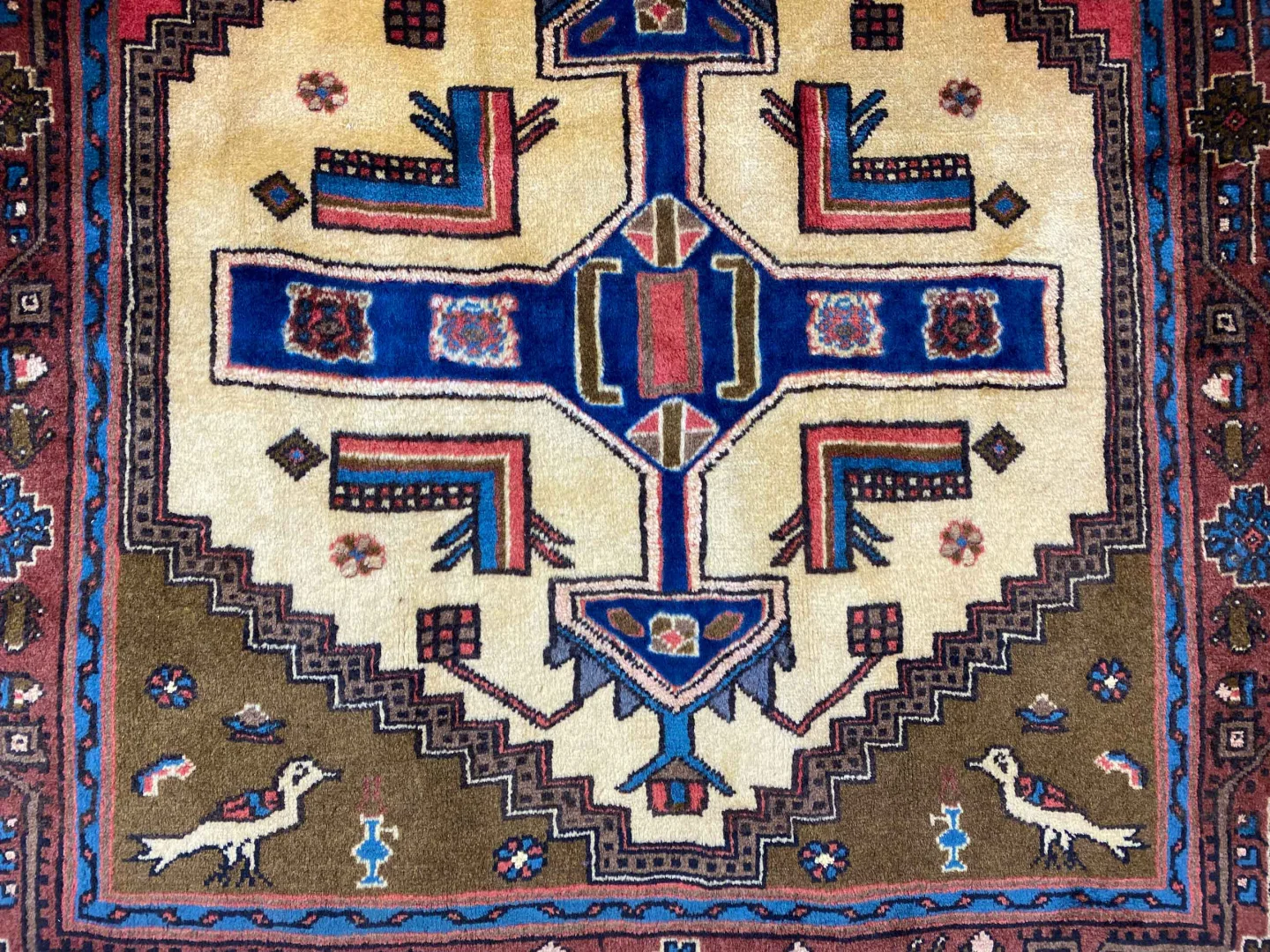 Perserteppich Hamadan 186 x 110 cm Wolle handgeknüpft