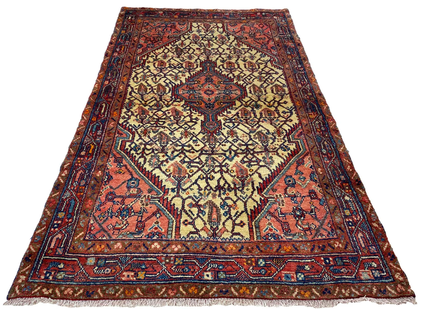 Perserteppich Hamadan 187 x 109 cm Wolle handgeknüpft