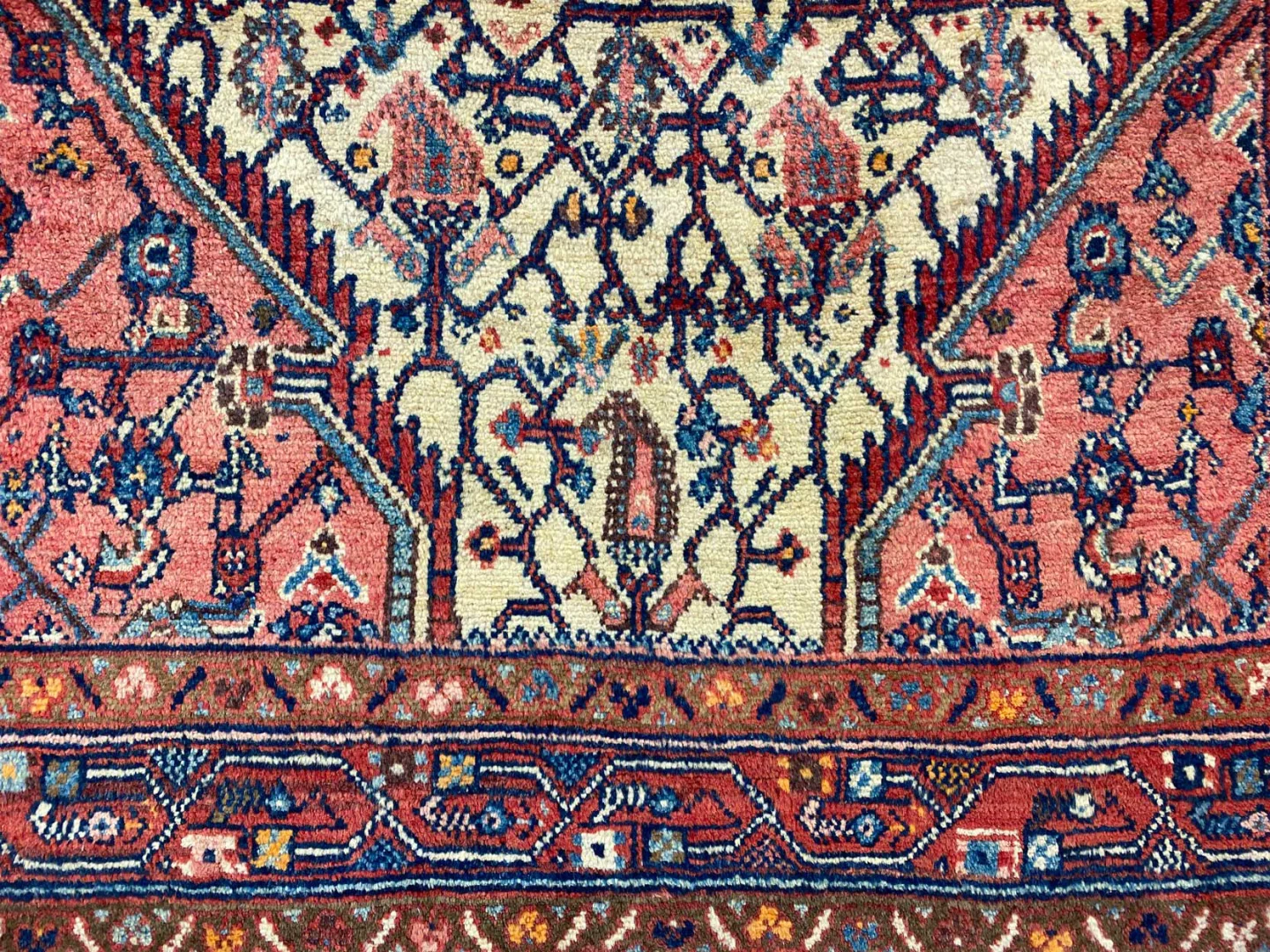 Perserteppich Hamadan 187 x 109 cm Wolle handgeknüpft