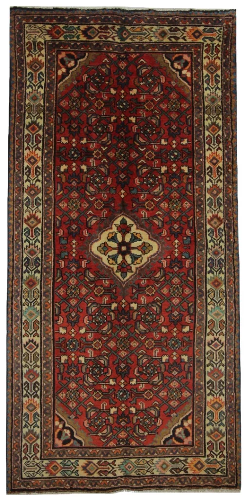 Perserteppich Hamadan 233 x 113 cm Wolle handgeknüpft