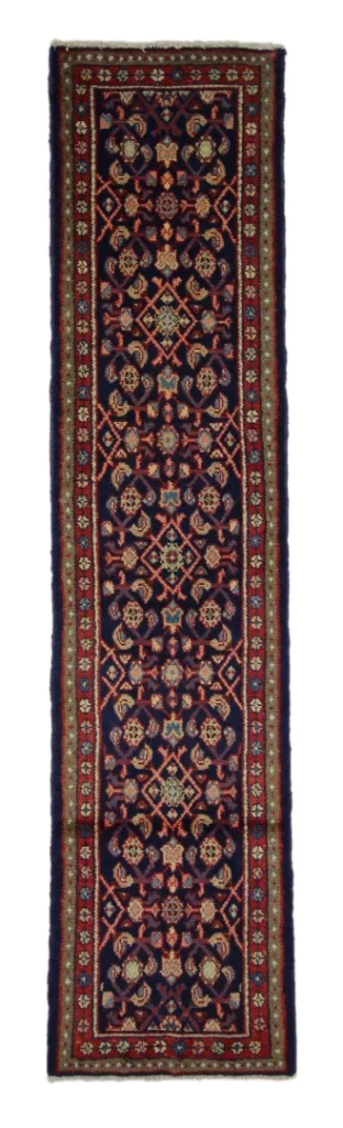 Perserteppich Hamadan 266 x 62 cm Wolle handgeknüpft
