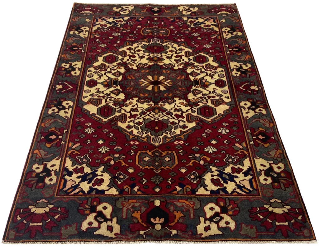 Perserteppich Hamadan 200x135 cm Wolle handgeknüpft