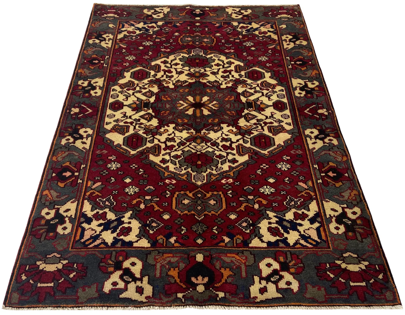 Perserteppich Hamadan 200x135 cm Wolle handgeknüpft
