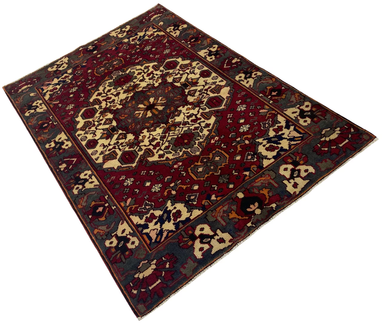 Perserteppich Hamadan 200x135 cm Wolle handgeknüpft