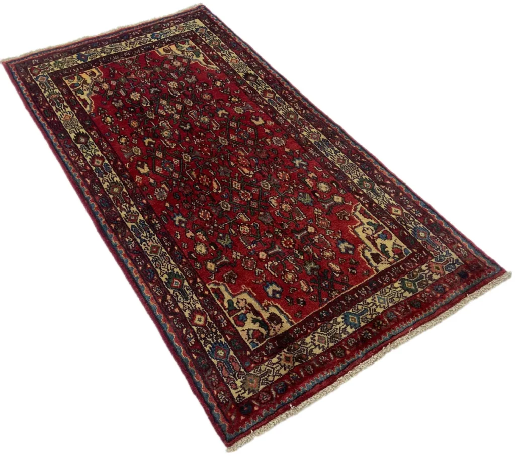 Perserteppich Hamadan 203 x 110 cm Wolle handgeknüpft